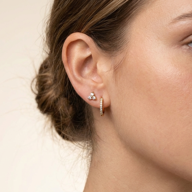 June Gold Earring Set