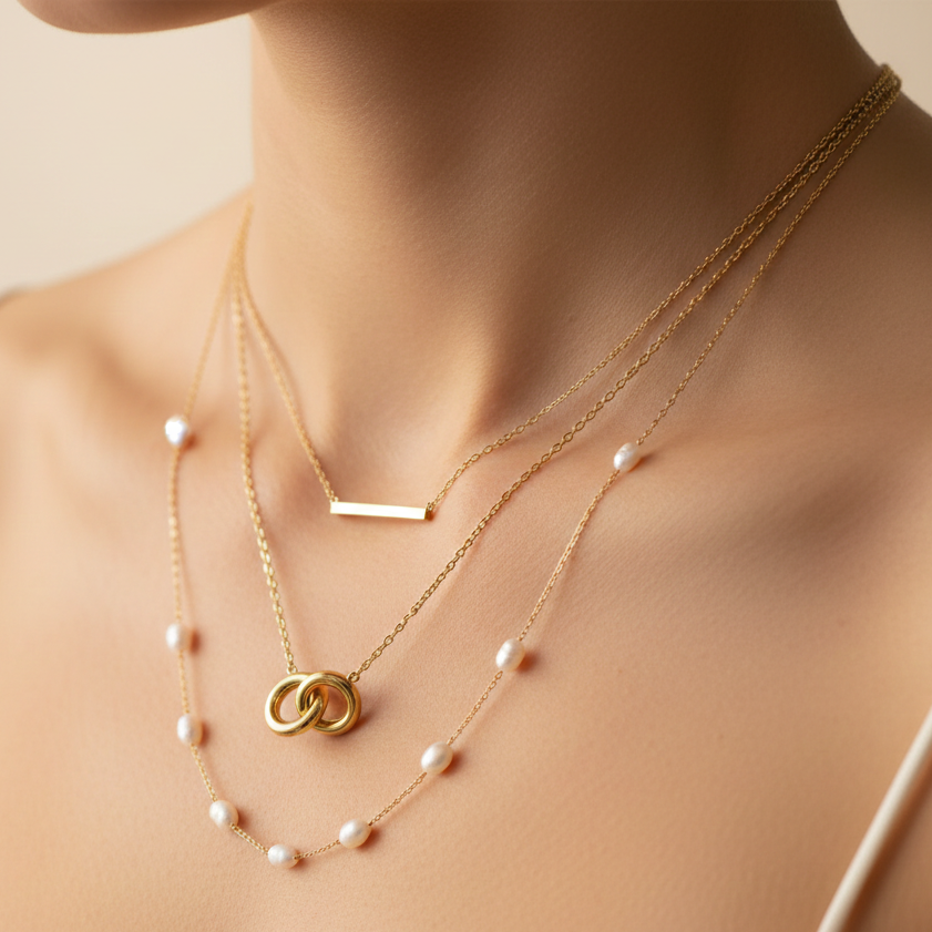 Elise Gold Choker Necklace