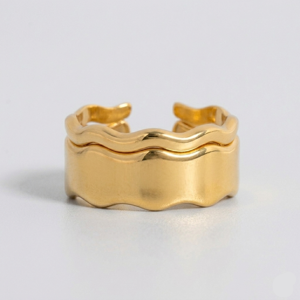 Seraphina Gold Ring Set