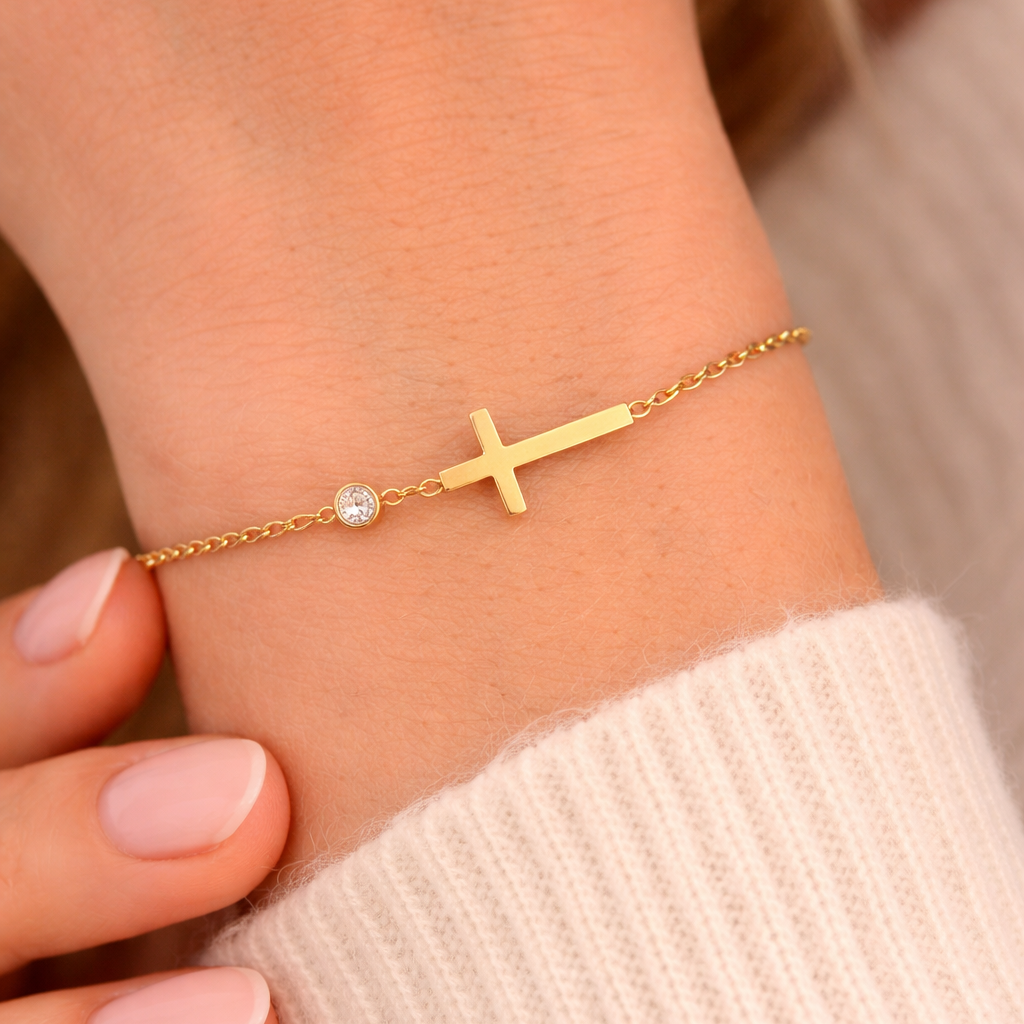 Celeste Cross Bracelet