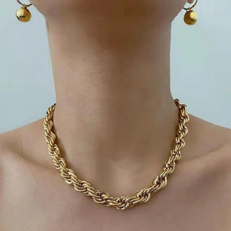 Willa Gold Chunky Chain Necklace