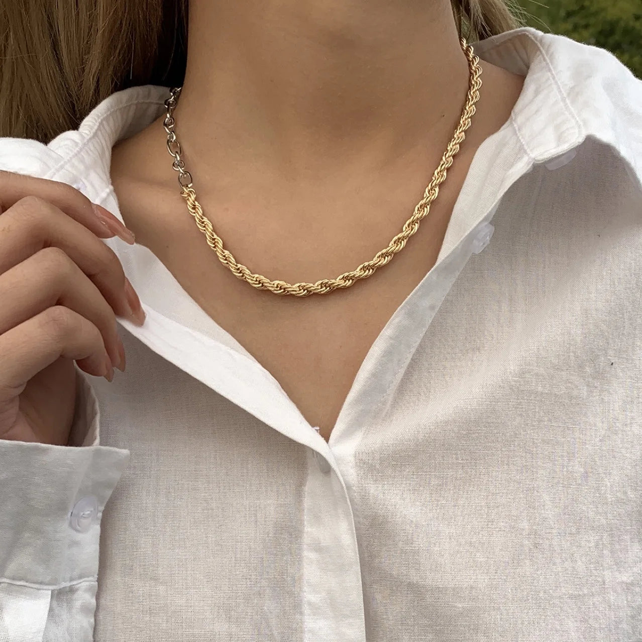 Willa Gold Chunky Chain Necklace