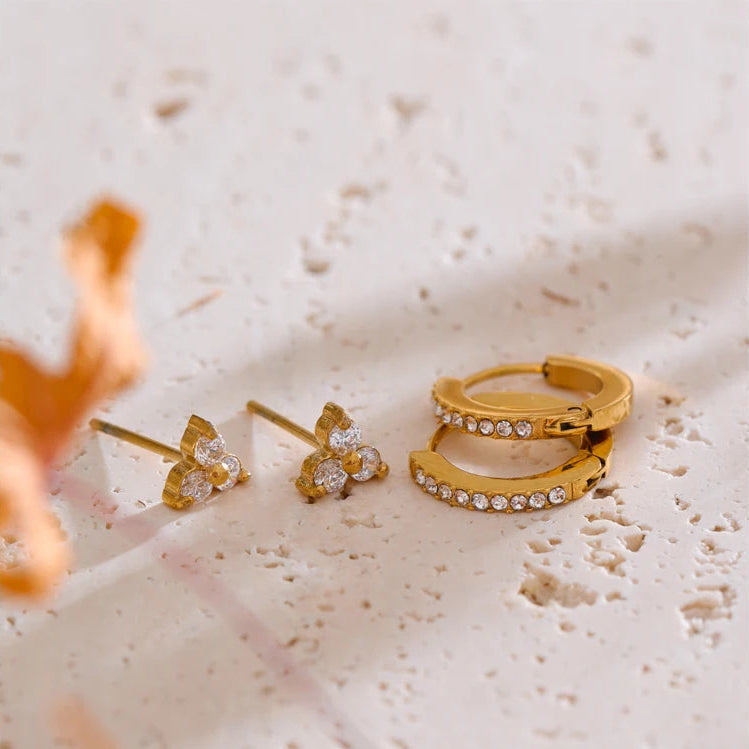 June Gold Earring Set