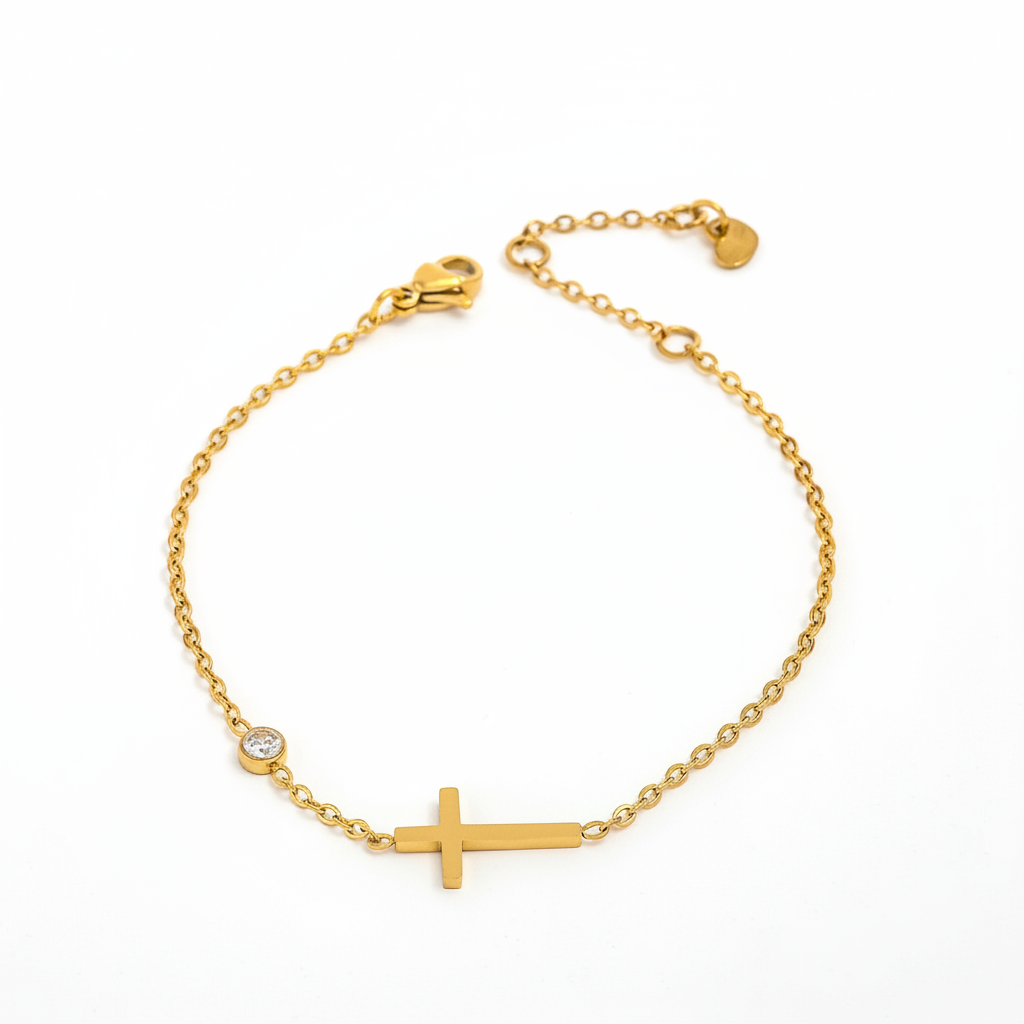 Celeste Cross Bracelet