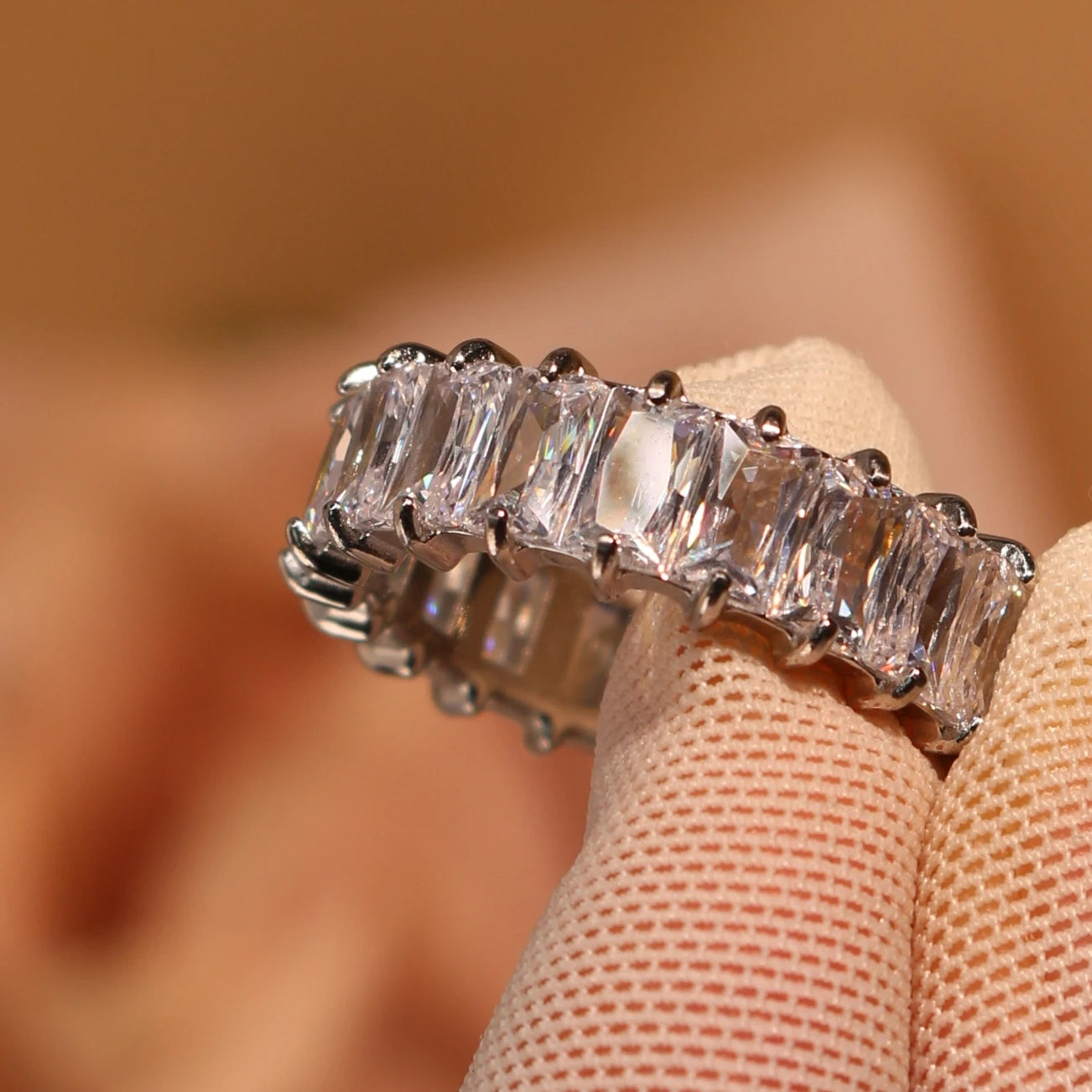 Addison Diamond Simulant Ring