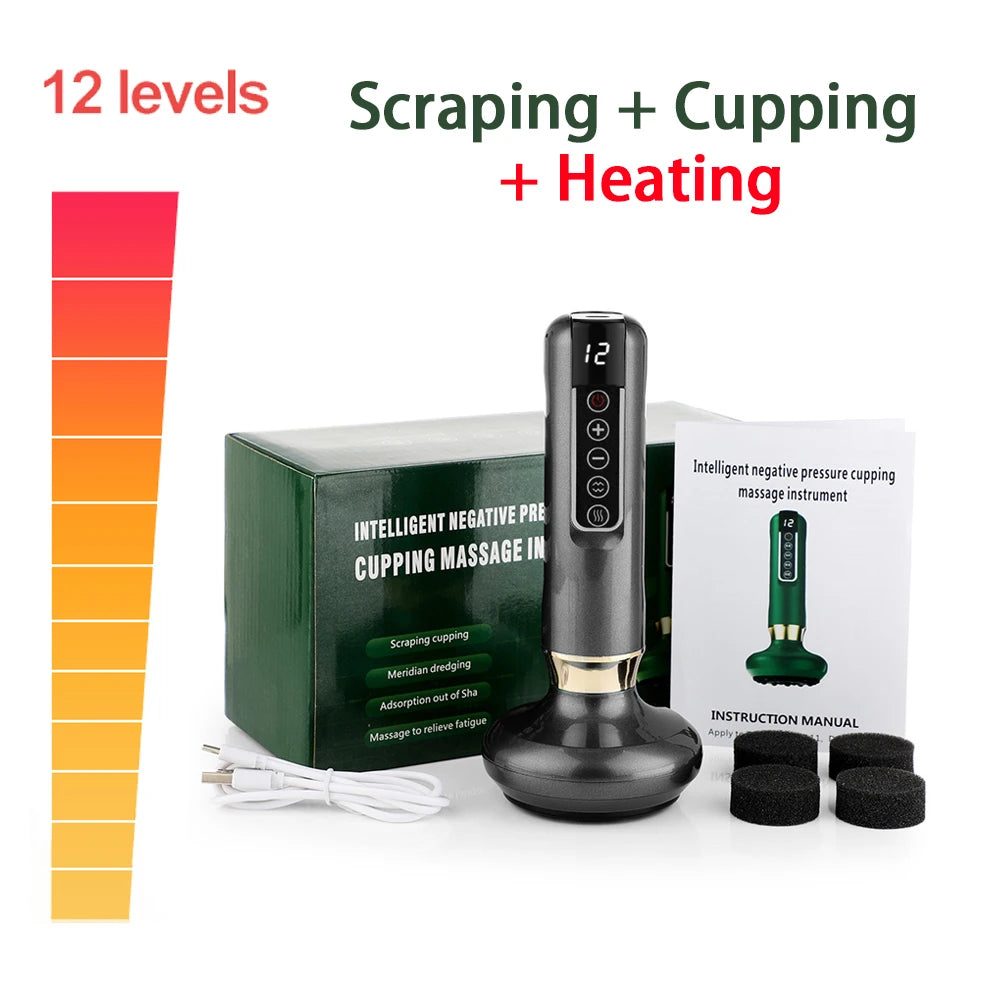 Vacuum Suction Cupping Massager – Gua Sha & Slimming Device