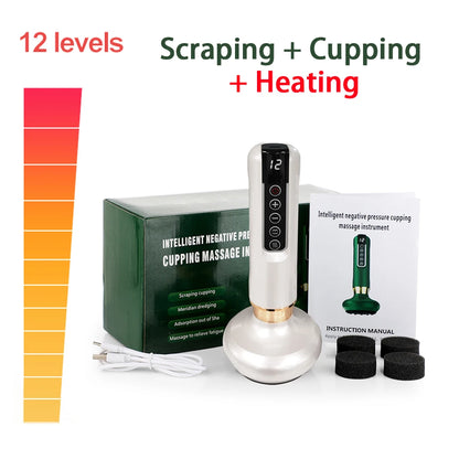 Vacuum Suction Cupping Massager – Gua Sha & Slimming Device