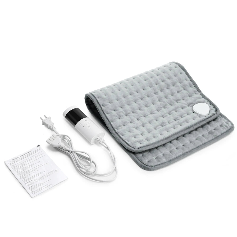 Electric Heating Pad – 9-Level Temperature & 4 Timer Settings for Hands, Back & Legs