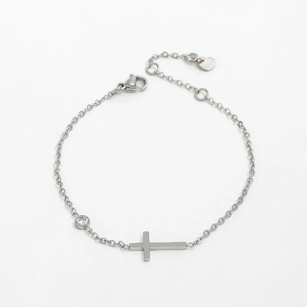 Celeste Cross Bracelet