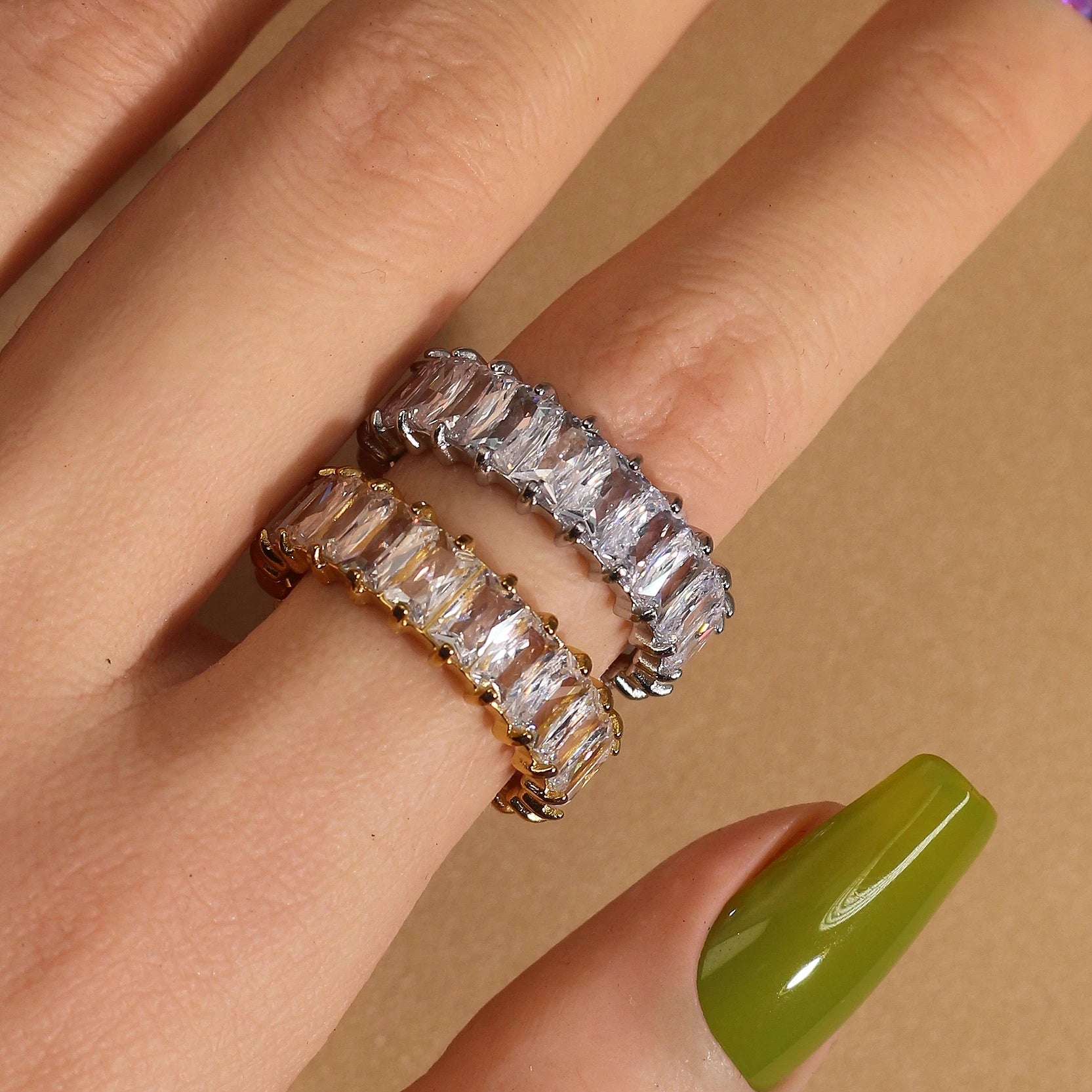 Addison Diamond Simulant Ring