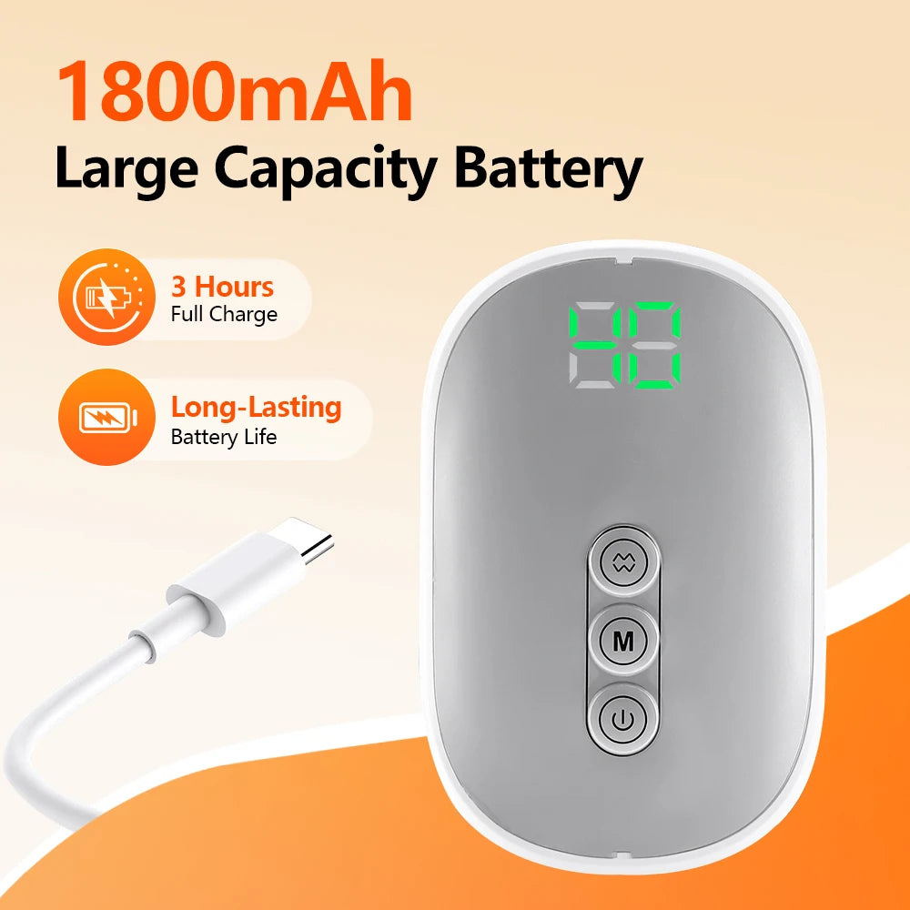 Electric Leg Massager – 8-Level Air Compression & Heating Therapy