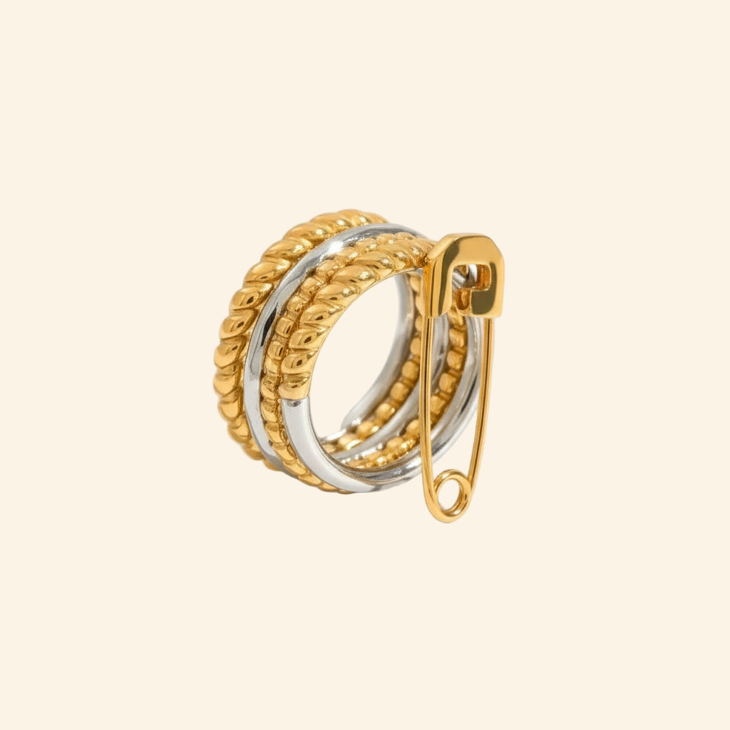Eden Pin Stacked Ring