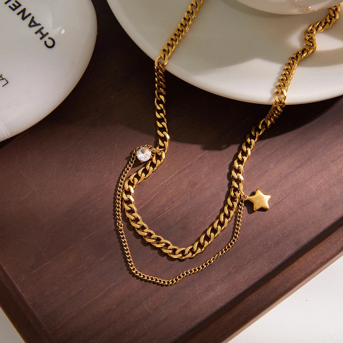 Anastasia Layered Chain Necklace