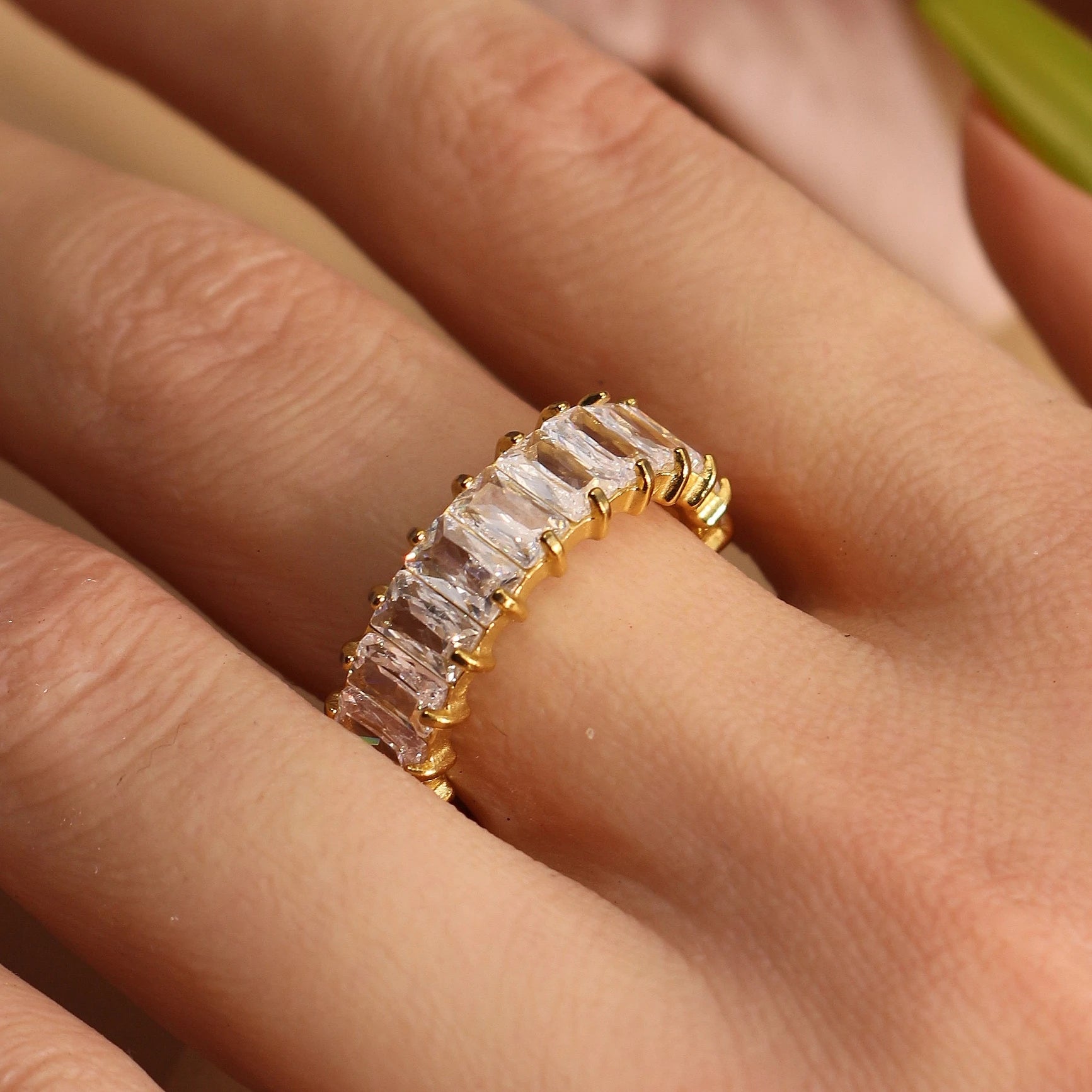 Addison Diamond Simulant Ring