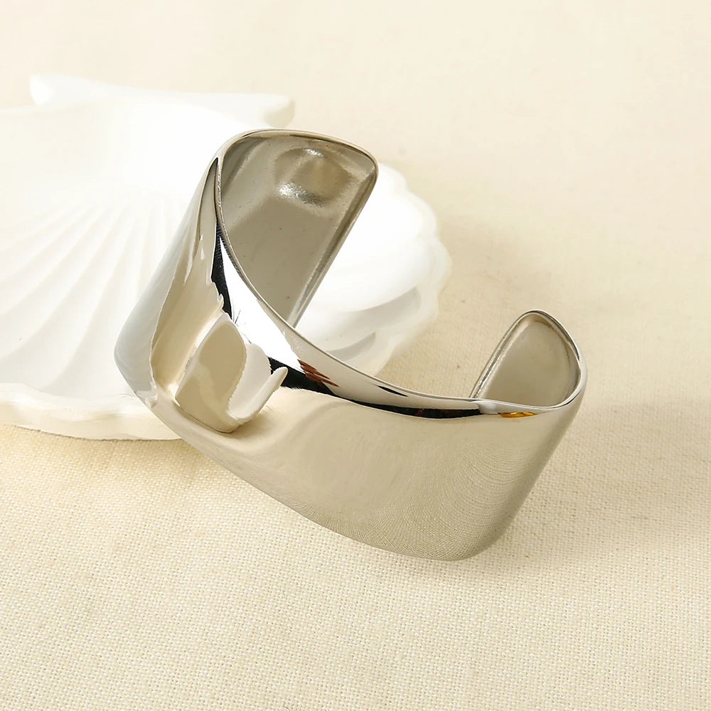 Violet Wide Cuff Bracelet