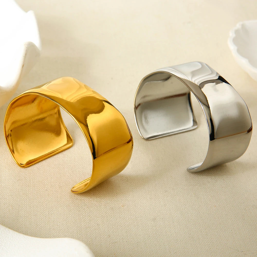 Violet Wide Cuff Bracelet