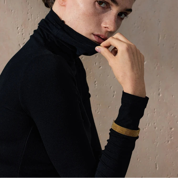 Aisha Tassel Cuff Bracelet