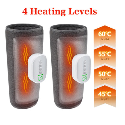 Electric Leg Massager – 8-Level Air Compression & Heating Therapy