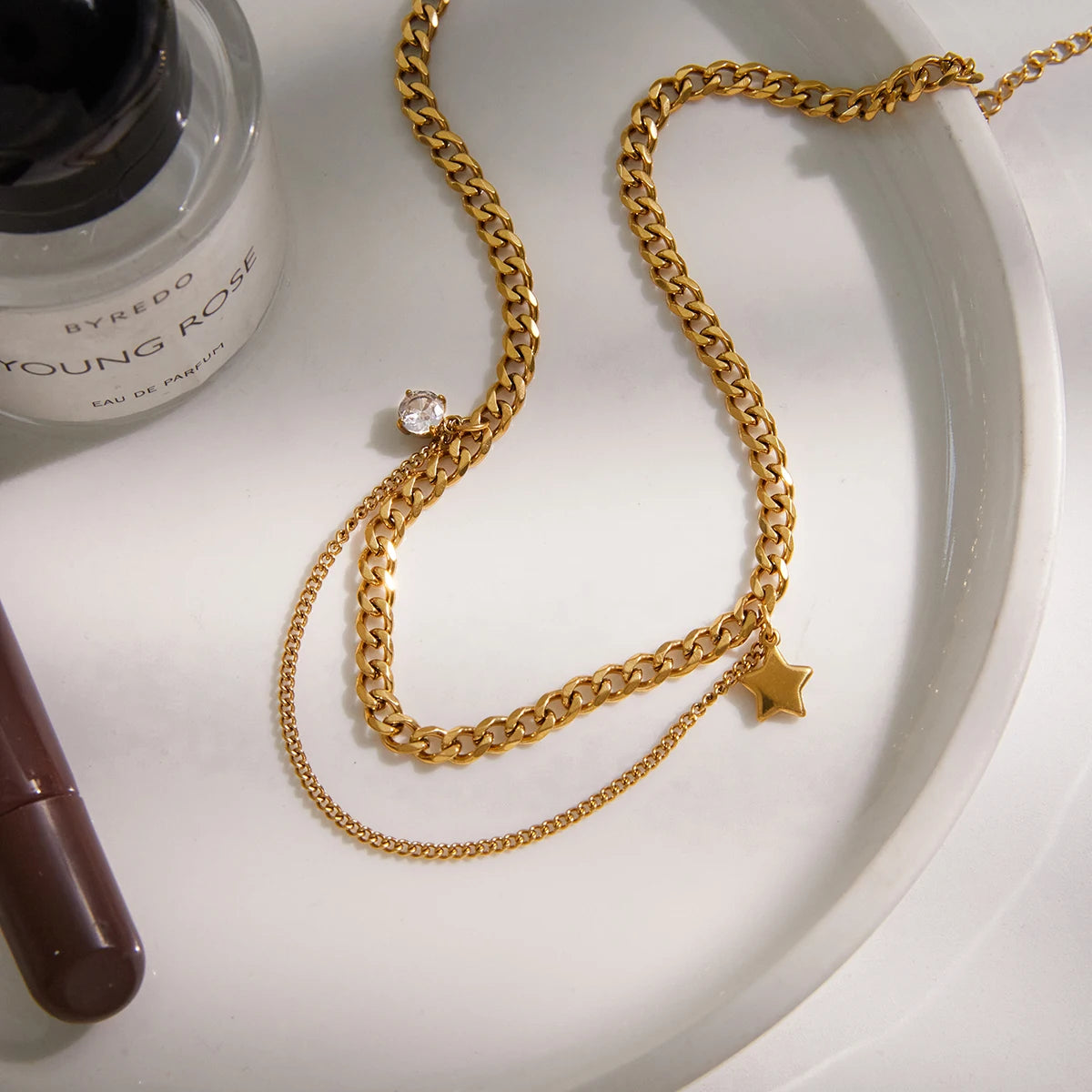 Anastasia Layered Chain Necklace