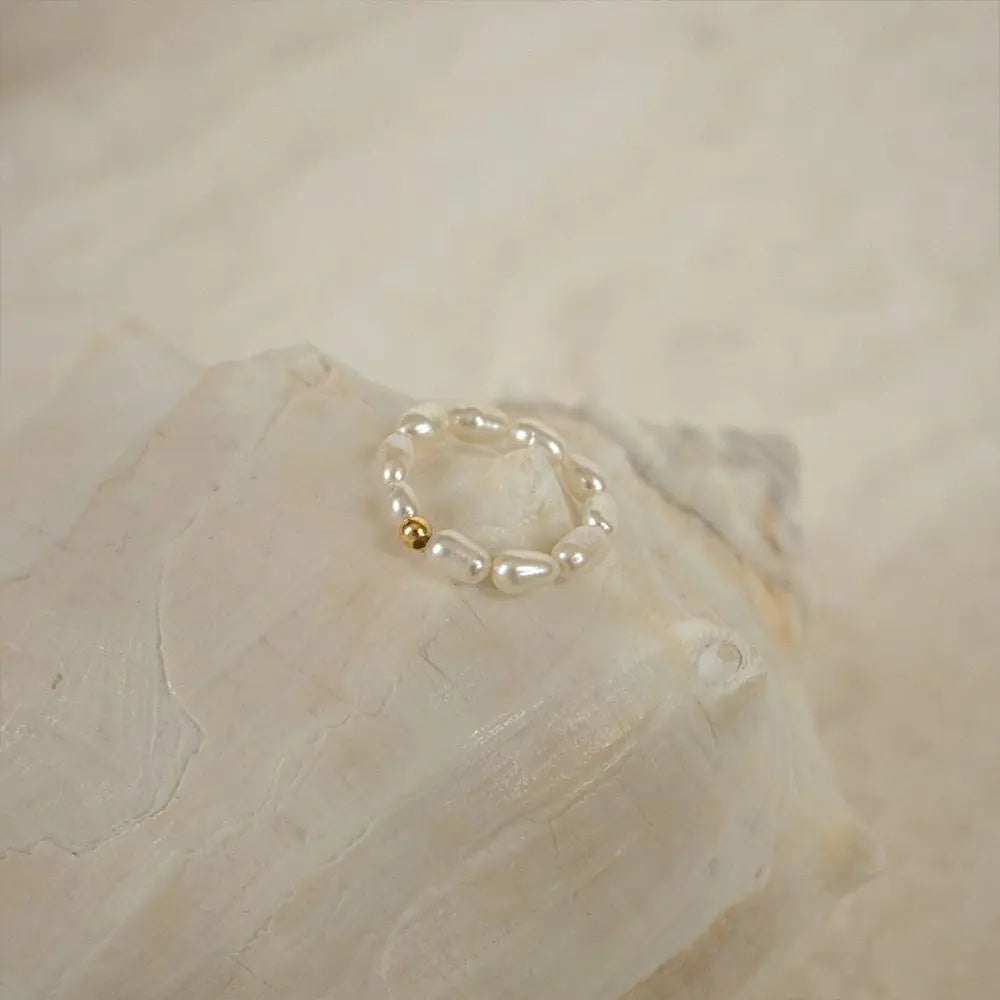Margot Gold Pearl Ring