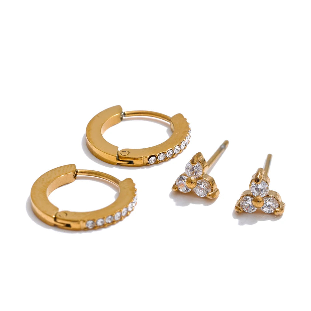 June Gold Earring Set