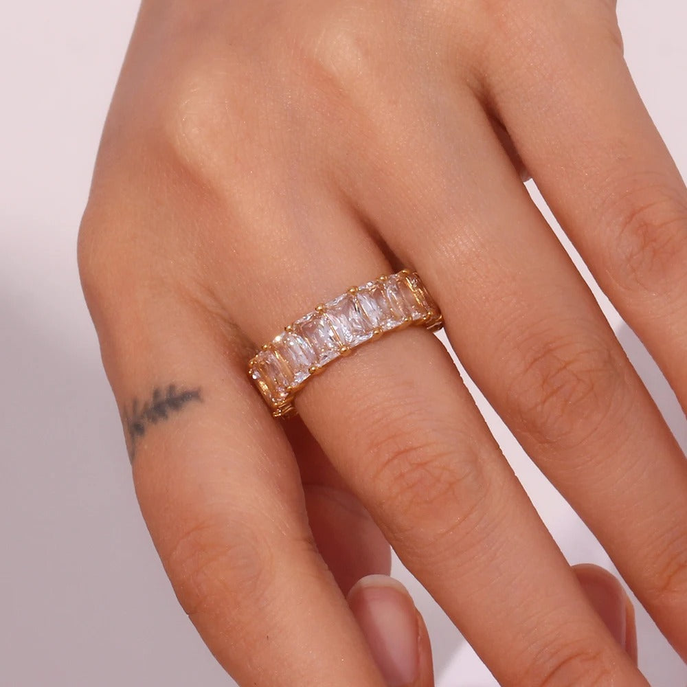 Addison Diamond Simulant Ring