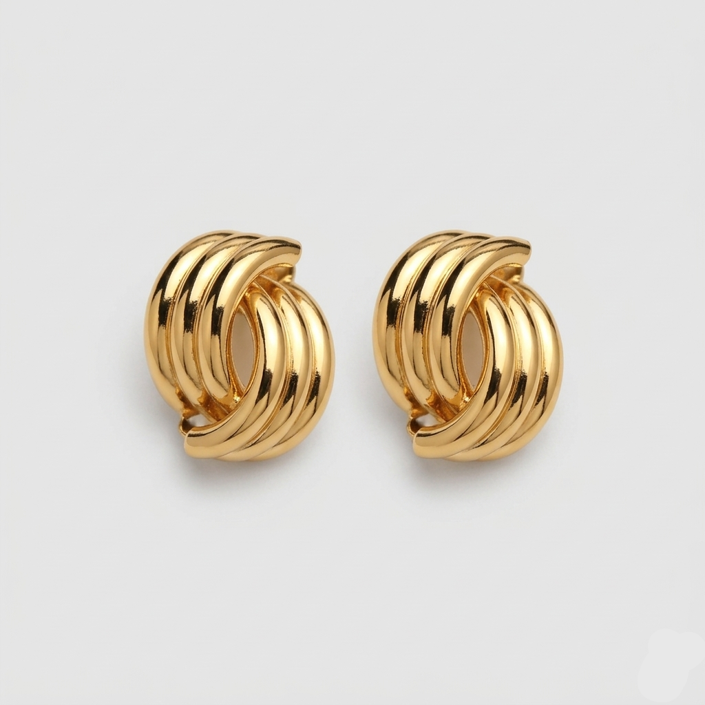 Riley Gold Hoop Earrings